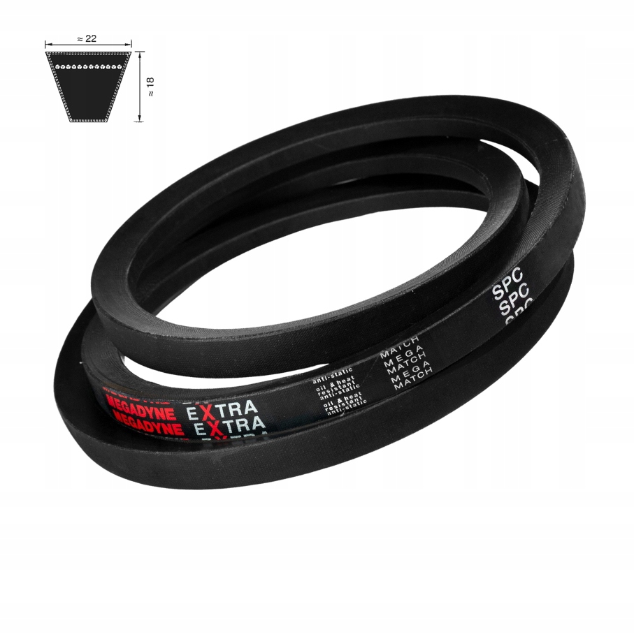 Klinový remeň SPC 2800 Ld EXTRA MEGADYNE 22x2800
